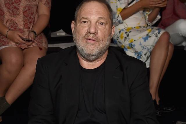 Harvey Weinstein at the NY Fashion Week showing of his wife Georgina Chapman's Marchesa show in September 2017
